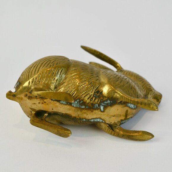 Brass Rabbit Bunny Vintage 5" - Picture 7 of 7
